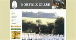 Desktop Screenshot of norfolkgeese.co.uk