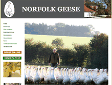 Tablet Screenshot of norfolkgeese.co.uk